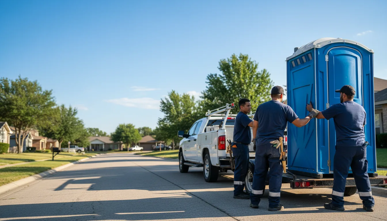 Portable Toilet Rental in Blossom, TX near me